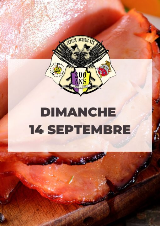 Repas du samedi 14 septembre